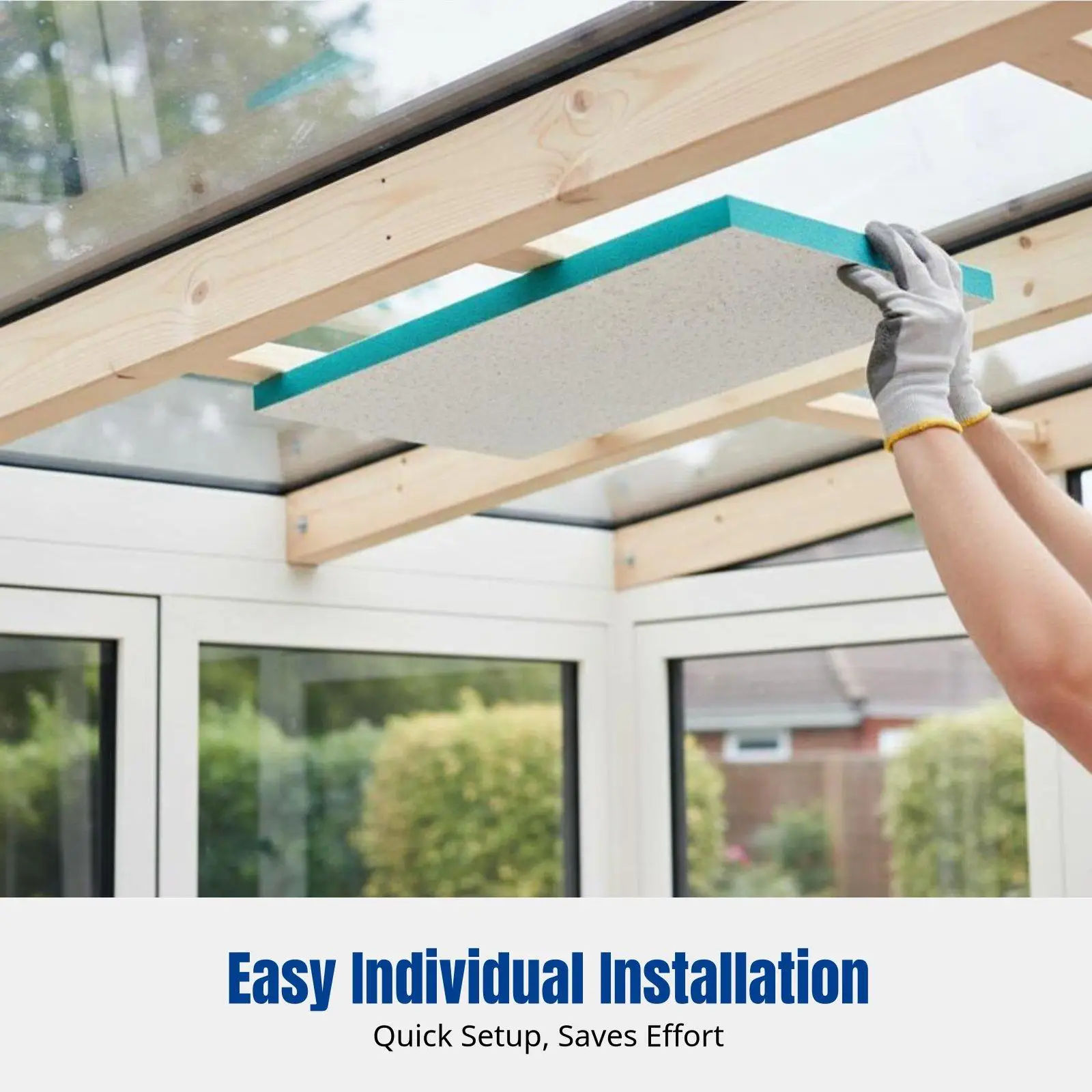 Aluminum Foil Insulation Roll Heat Blocking Fire Retardant Roof Barrier for Sunroom Ceiling Wall Cold Storage Energy Saving