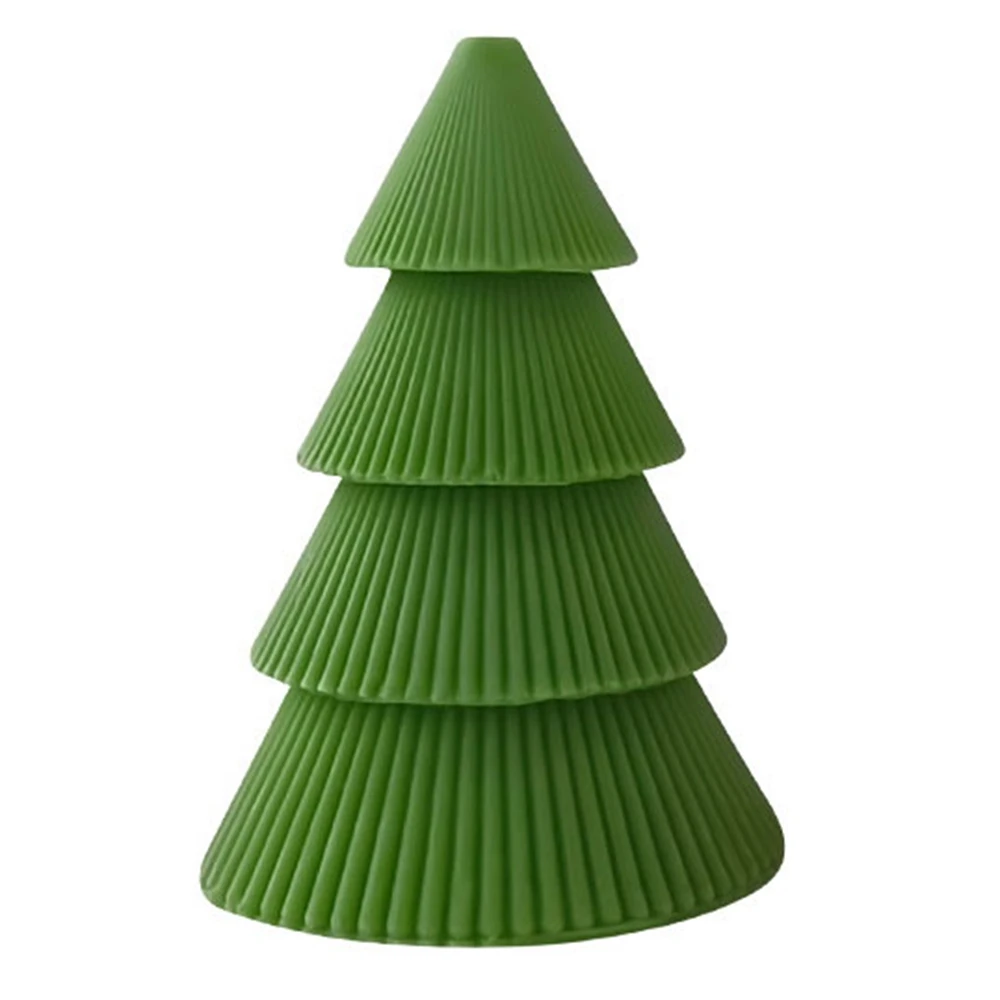 

Christmas Tree Silicone Mold Christmas Aromatherapy Candle Decor Silicone Mold Scented Making Tools 3D DIY Handmade Fragrance