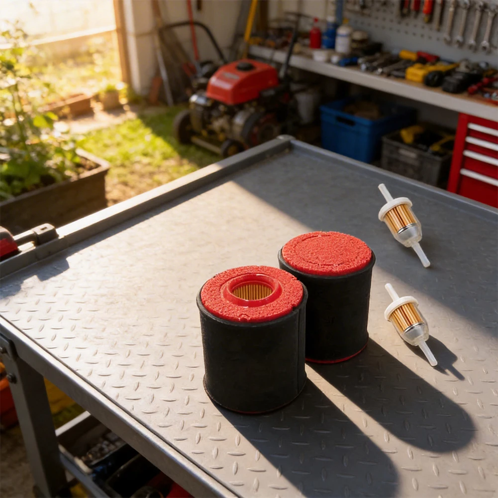 2026 Dual Air Filter Pack Compatible With Cad XT1= Models & Troy= Yard Mowers For Enhanced Power, Reduced Resistance Outdoor Use