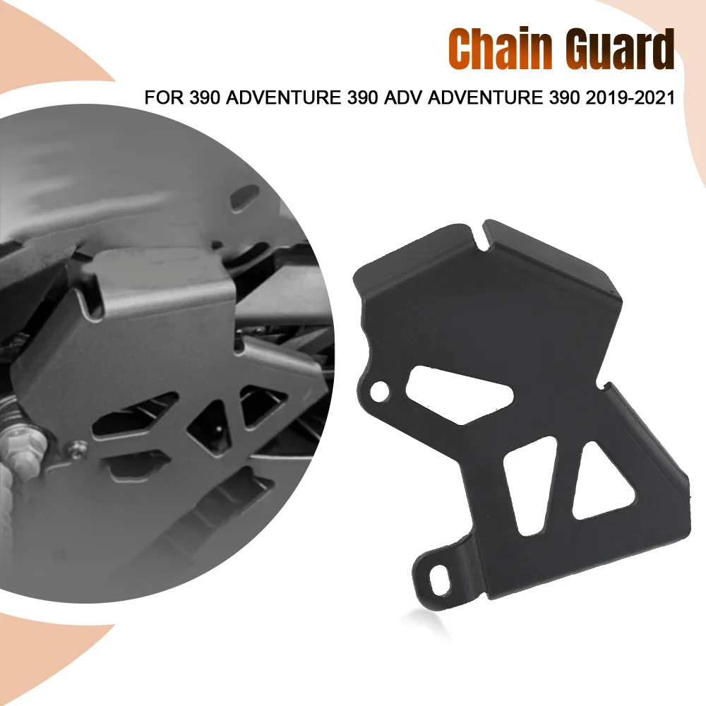 

Motorcycle Chain Guard Cover For 390 ADVENTURE 390 ADV Adventure 390 2019 2020 2021 Front Sprocket Case Saver Guard Protection