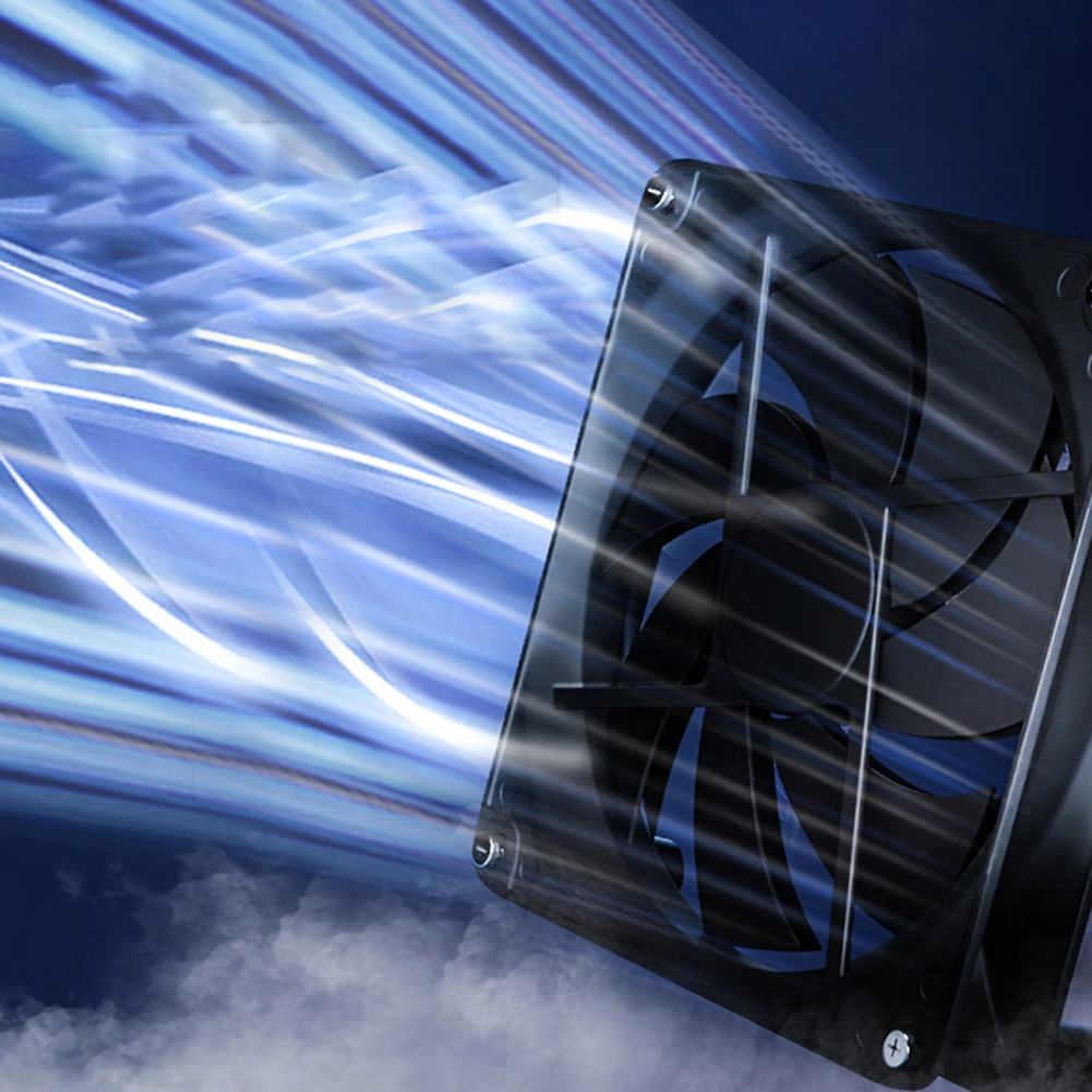 

12cm USB Router Cooling Fan 3000 RPM Rotation Speed Adjustable Speed Control Compact Design Oil Motor USB Powered