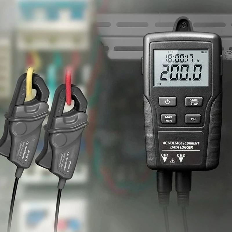 Digital LCD USB Current Voltage Datalogger FOR 256000‑Point Memory Time Date Display Measuring Tool Accessories