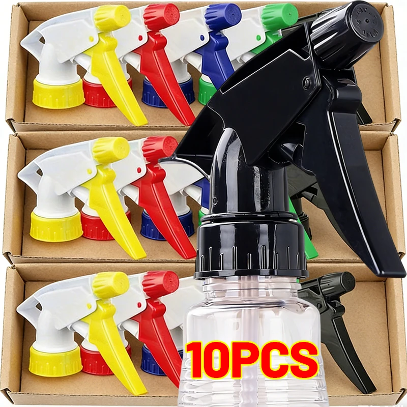 10/1x Trigger Sprayer Spray Bottle Nozzle Beverage Coke Universal Bottle Watering Can Head Hand Button Garden Plant Watering