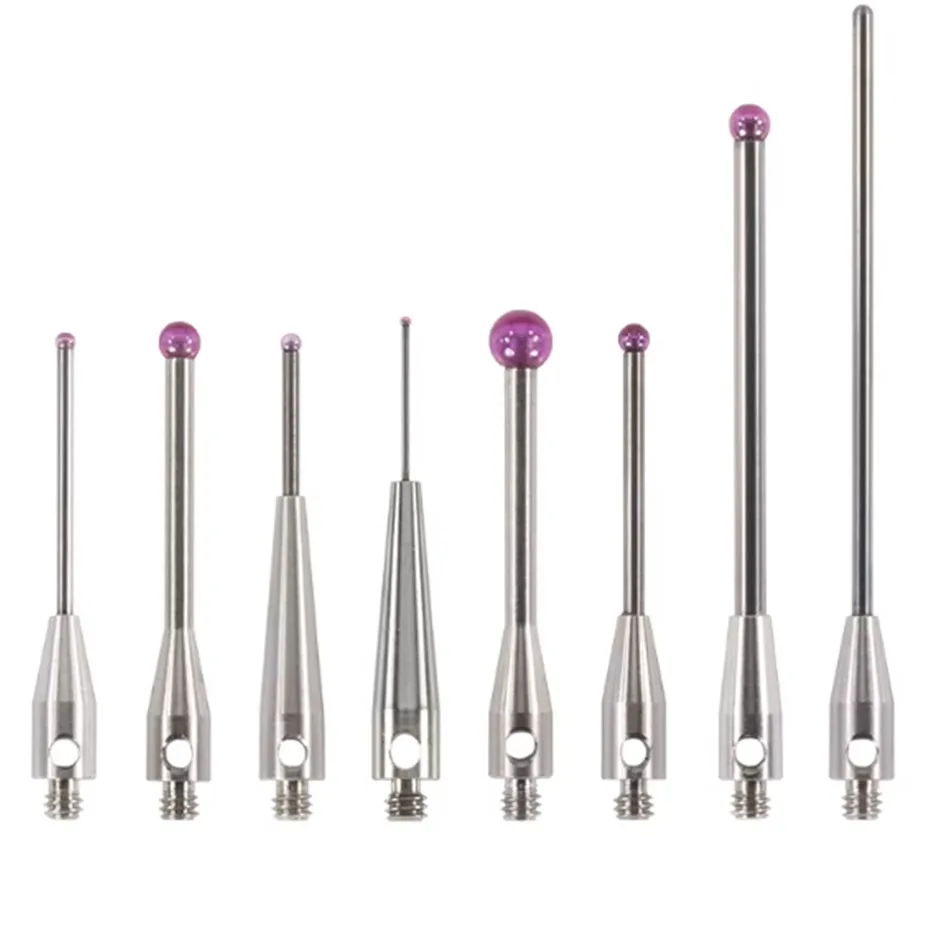 M2M3 Renishaw Coordinate Measuring Probe Ruby Measuring Needle 0.5/1.0/1.5/2.0/3.0 CNC Machine Tool Measuring Head  ﻿