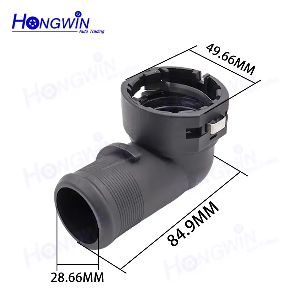 5PCS 25485-1J000 Lower Radiator Hose Connector 25485 1J000 For Kia Forte Koup Forte5 Soul Optima Niro Hyundai Elantra Genesis