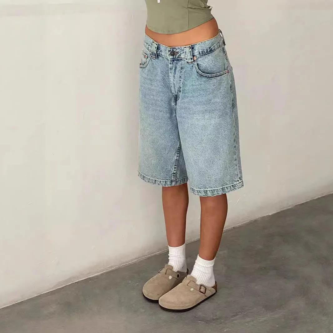 2026 Five-point Pants Are Non-elastic Slim and Thin Fashionable and Versatile Women's Denim