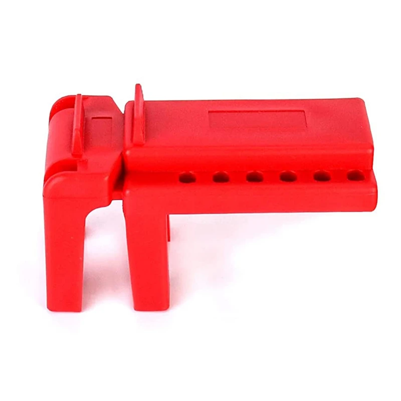 Ball Valve Lockout, Safety Lock, 1/2Inch - 2-1/2Inch Diameter, Red