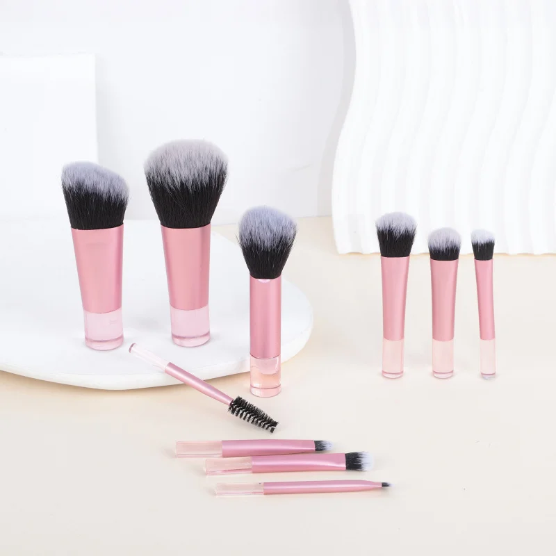 

Набор цветных кистей для макияжа Crossborder Colorful Makeup Brush Set10A, полный комплект кистей для макияжа, включая кисти для пудры и кисти для теней, оптом.