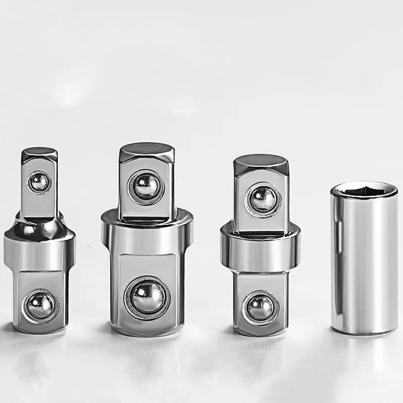 Sleeve Type Four-way Conversion Head Double Square Head Socket Adapter Converter Reducer Wrench Socket Adaptor Hand Tools