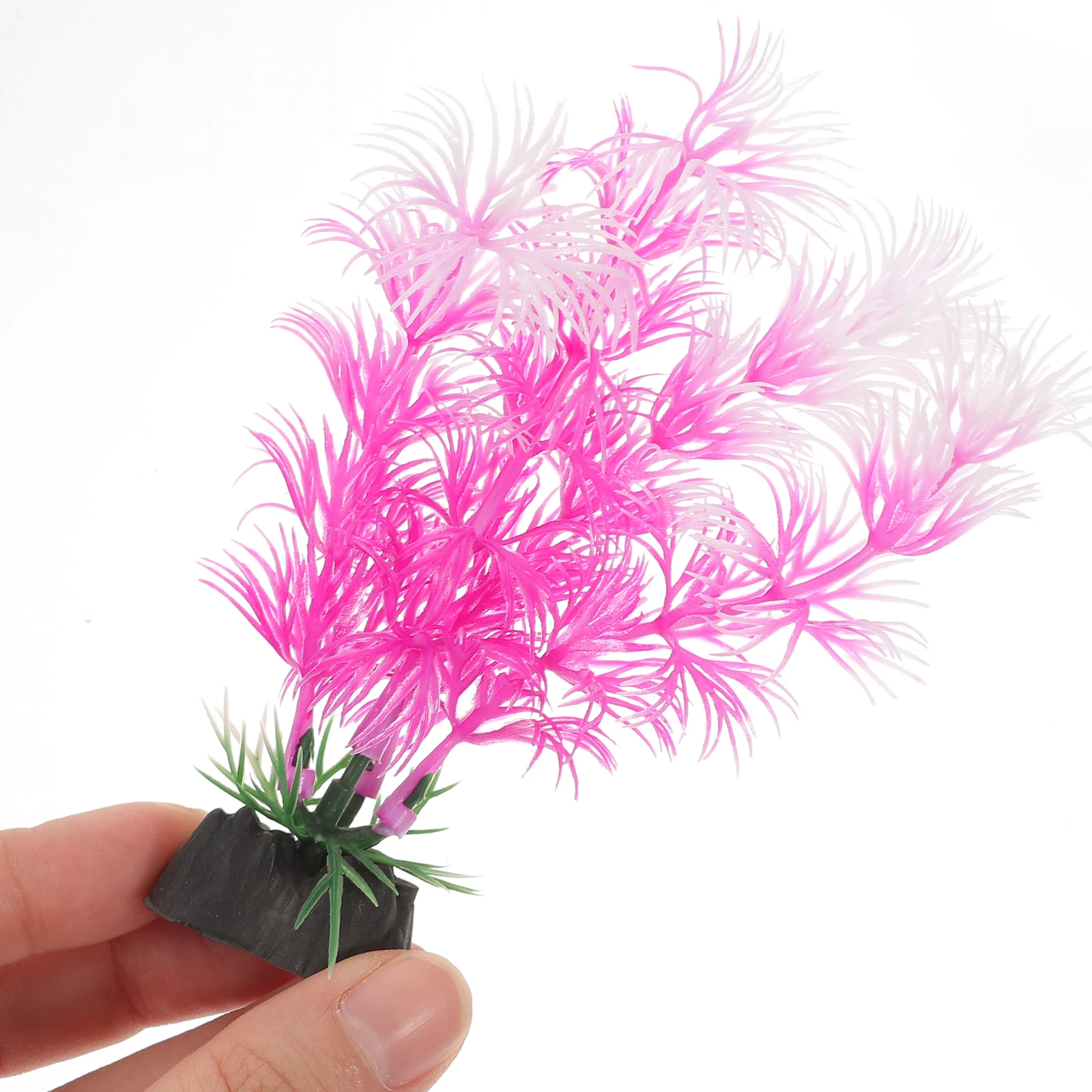 

10 Pcs Aquatic Decoration Fake Plant Fish Tank Decorations Aquarium Grass Plants Accessories Plastic Household