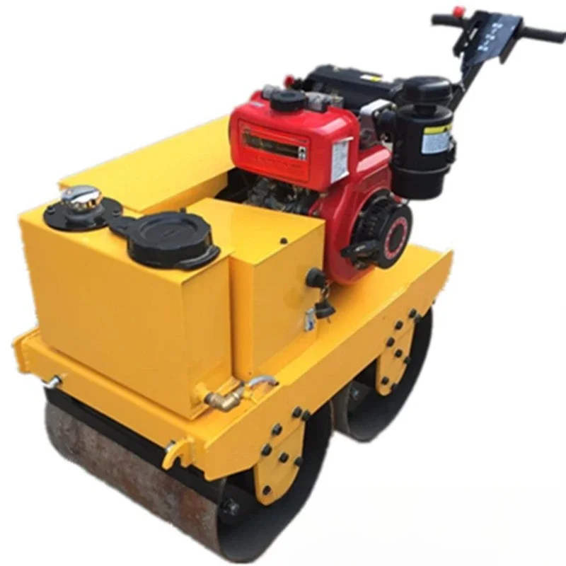 

Walk-behind double steel wheel roller diesel double steel wheel roller small compactor