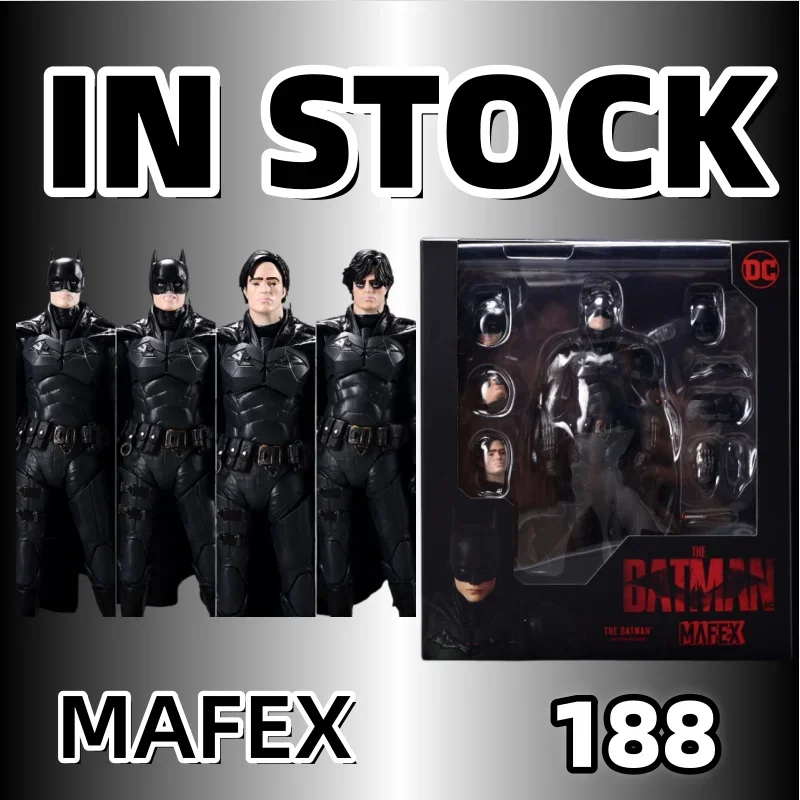 

В наличии: Аниме-фигурки Бэтмен (Mafex 188) — версия Роберта Паттинсона из фильма, фигурка Бэтмена из Лиги Справедливости, игрушка для детей