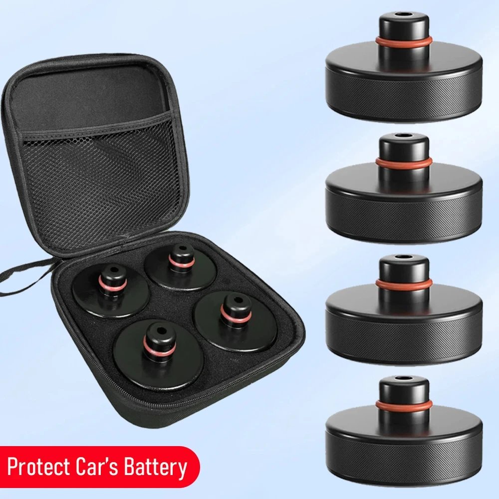 Lifting Jack Pad for Tesla Model 3 S X Y Juniper 4 Pucks with Storage Case Accessories for Tesla Vehicles 2013 to 2026