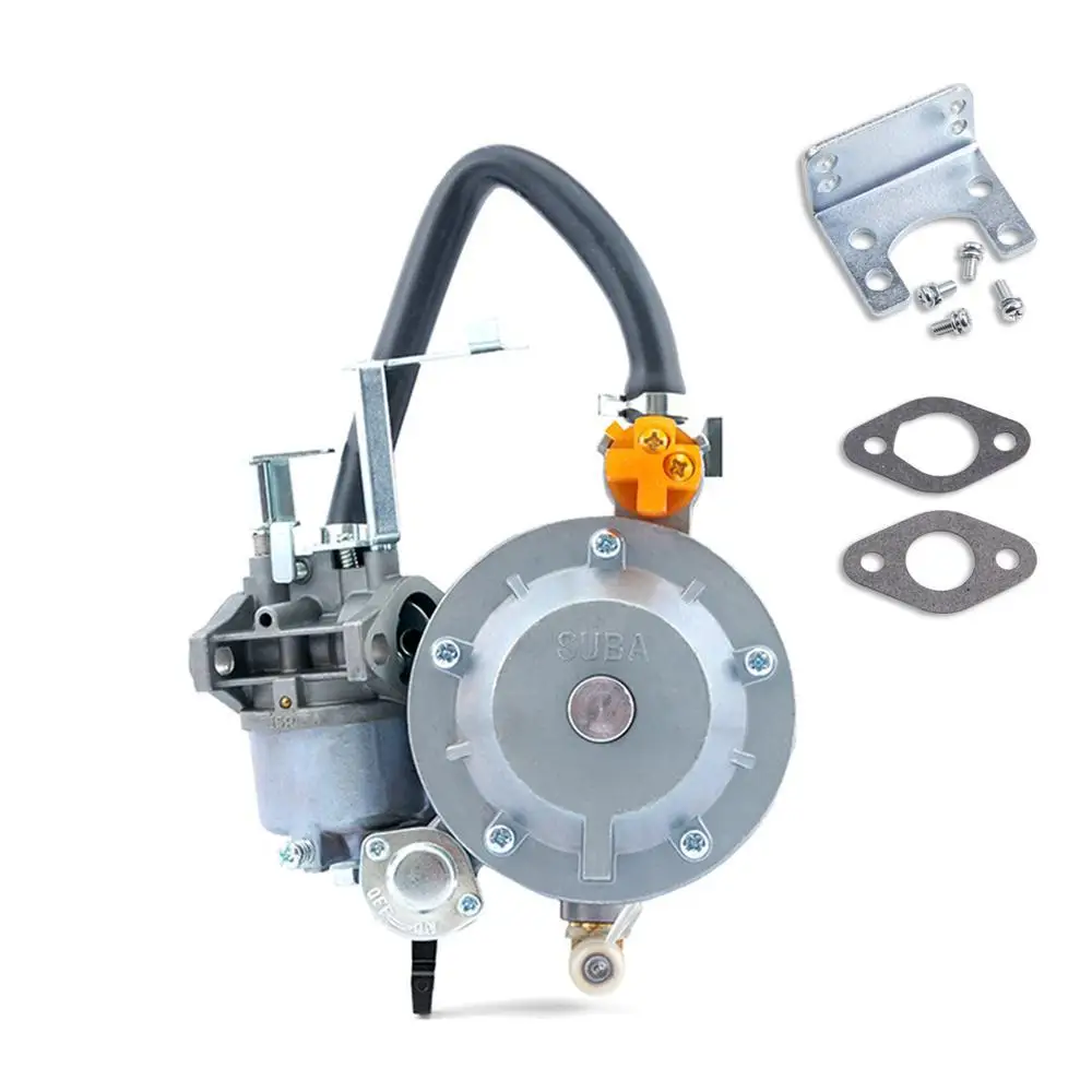 1KW 154F GT241 Gasoline Generator Set LPG Carburetor Dual Fuel NG Conversion Kit Replacement Parts P15A-LPG