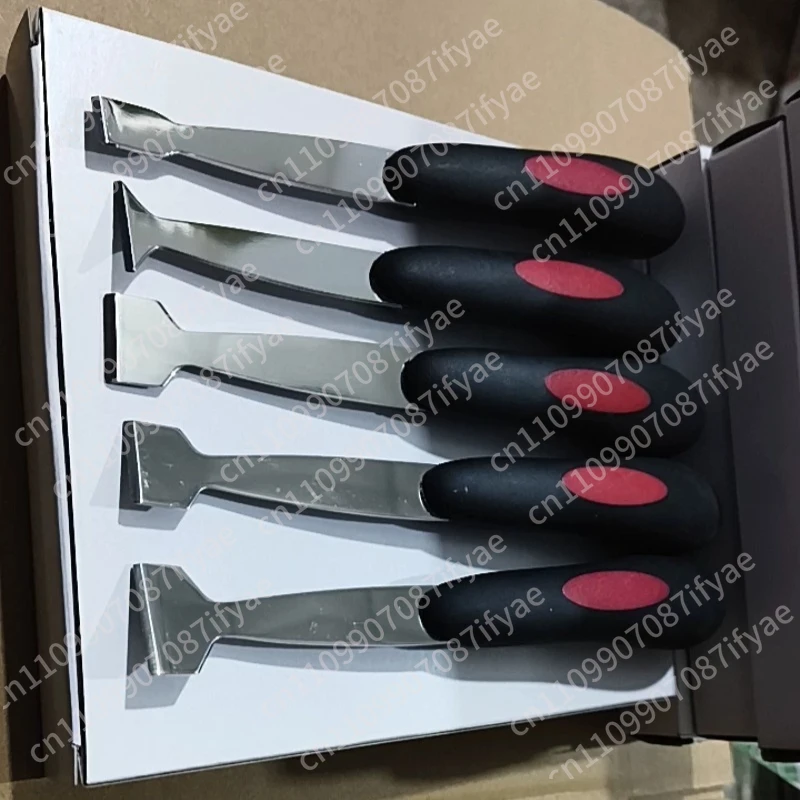 Manual Windshield Urethane Scraper Tool Kit Glass Bottom Glue Repairing Knife Set with 3pcs Blades with Soft Rubber