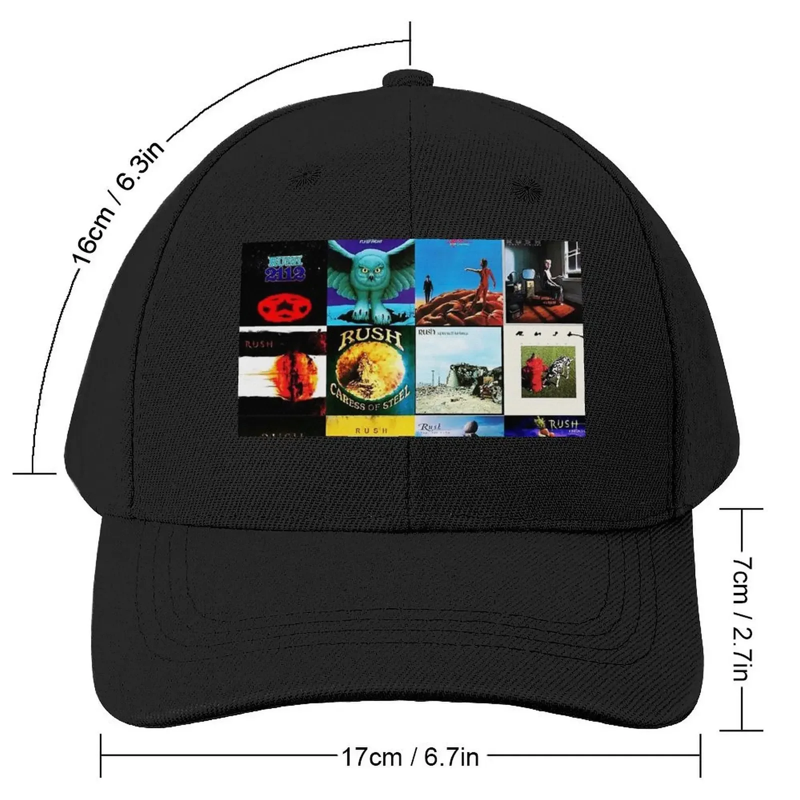 Completed All Album Cover RushBand || 001 Baseball Cap Luxury Man Hat Fashion Beach Military Cap Man Beach Male Women's