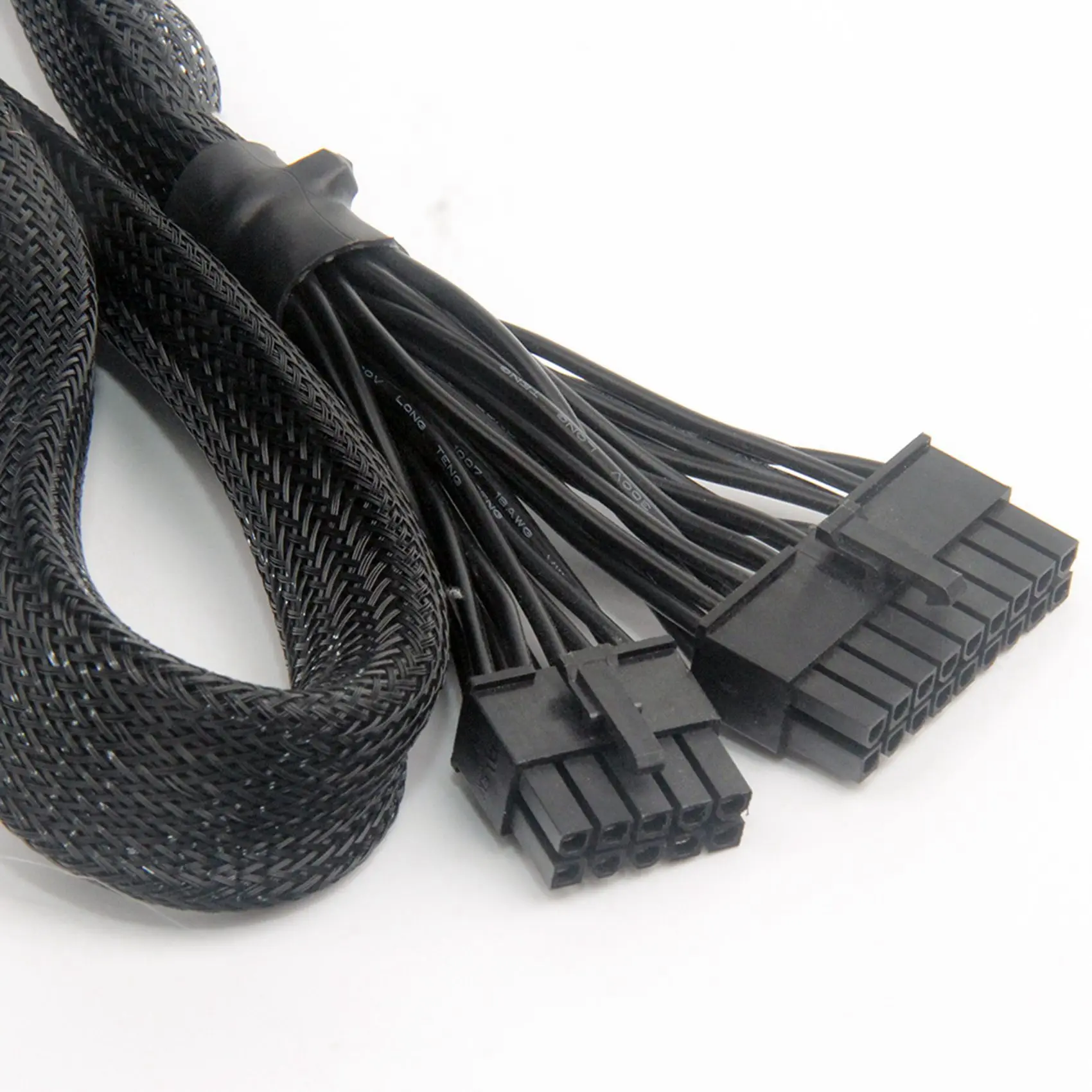 SCLS 2X ATX 24핀 - 18+10핀 메인보드 PSU 모듈형 파워 서플라이 케이블 (쿨러 마스터 V550 V650 V750 V850 V700 V1000 호환)