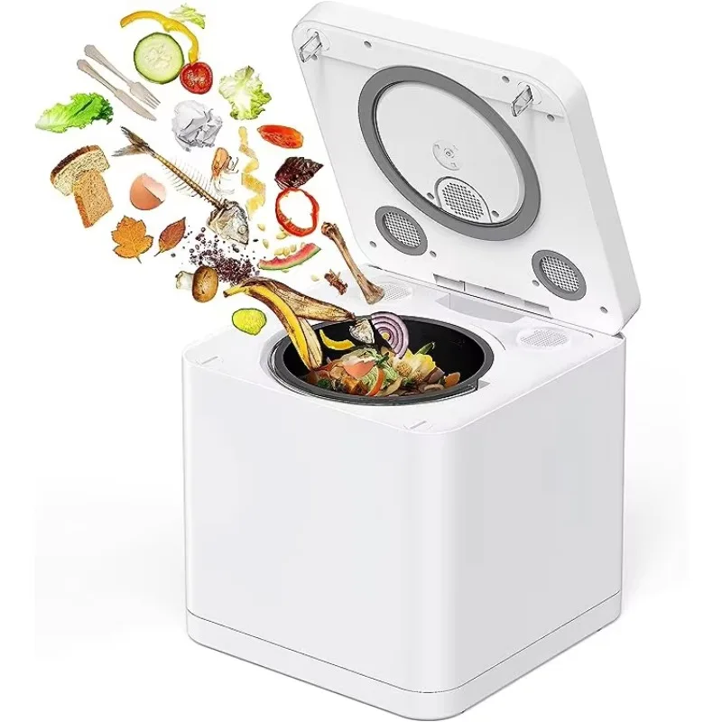 Smart Electric Food Waste Composter Turn Waste Compost Single Button Beeco Countertop Compost Bin Household Stainless Steel 3.3L
