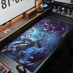 L-large Game League of Legend Mouse Pad Gaming Desk Mat Office Desktop Accessories Mousepad Cabinet Keyboard Mats Kawaii Deskmat