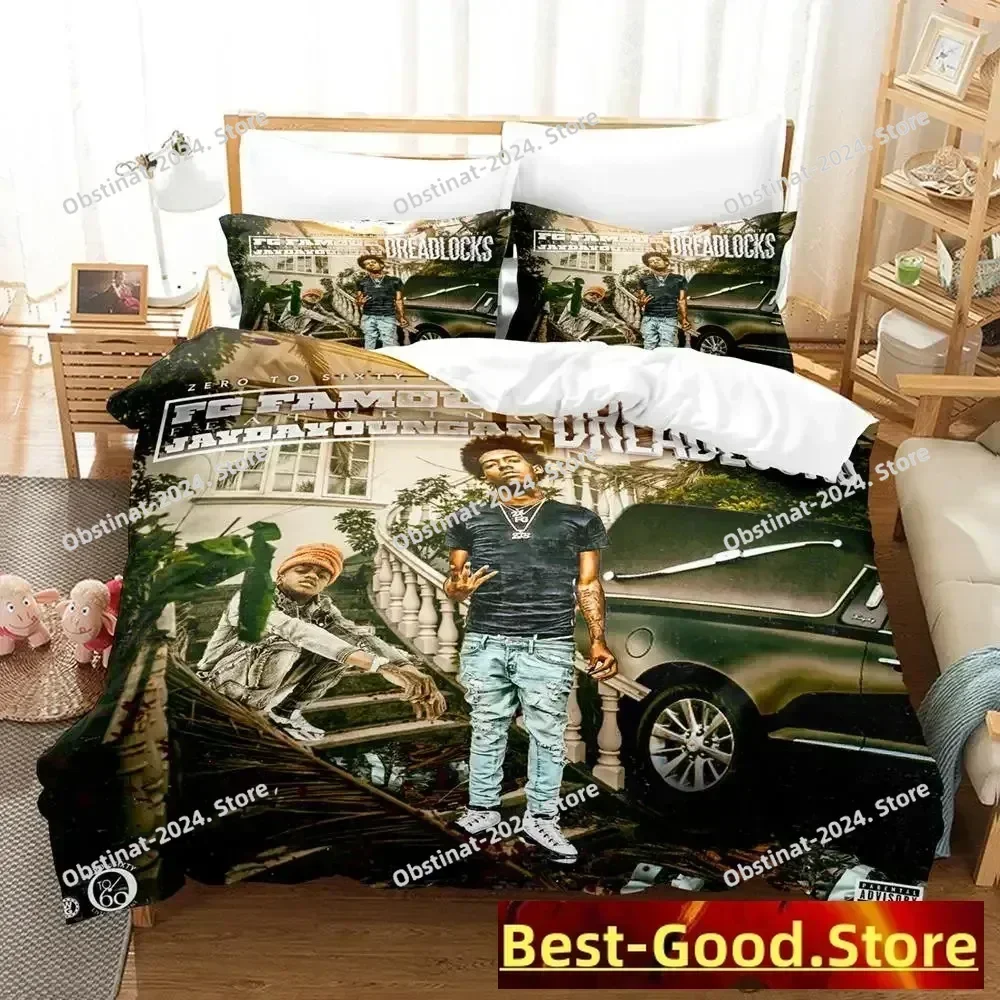 2023 RIP jaydayoungan Bedding Set Printed Bed Set With Pillowcase Bed Duvet Cover Soft Single Double Queen Super King Size