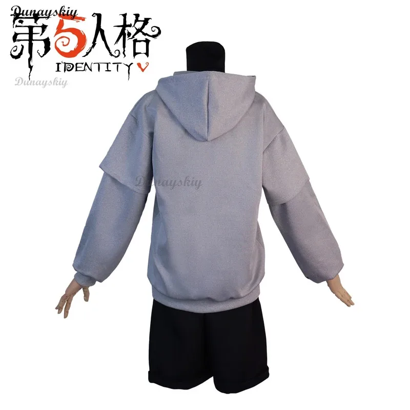 

asdh8@Game Identity V luca balsa Prisoner Cosplay Costume Esports Hoodie Daily Uniforms Wig Halloween Party Customize