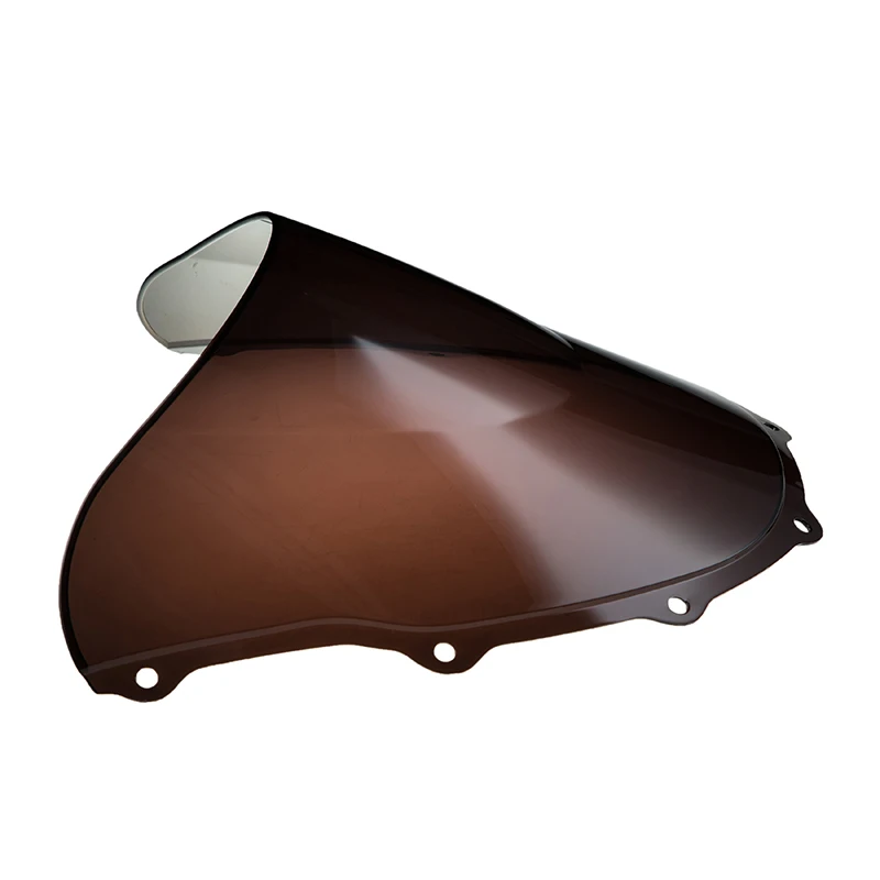Motorcycle Double Bubble Windshield ABS Windscreen Air Deflector Tints Fit For Kawasaki ZX7R 96-03 Motorbike Wind Waterproof view 5