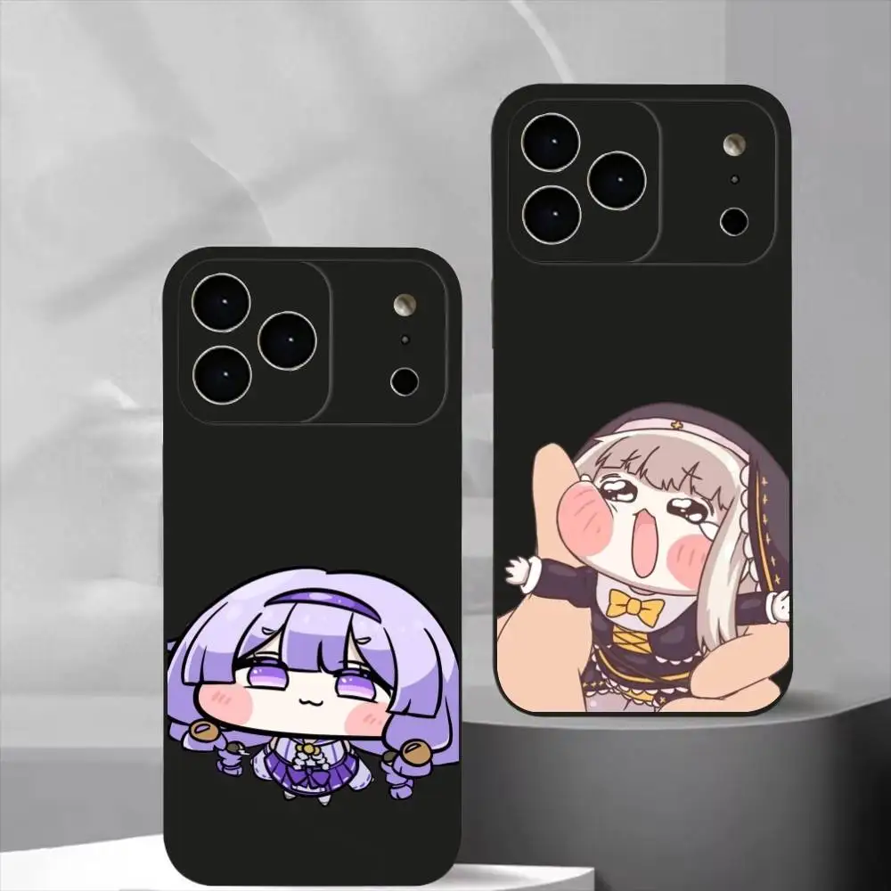 

Yomi Trickcal chibi go Cuayo Phone Case For iPhone 17,16,15,14,13,12,11 Plus,Pro Max,Soft Silicone Cover
