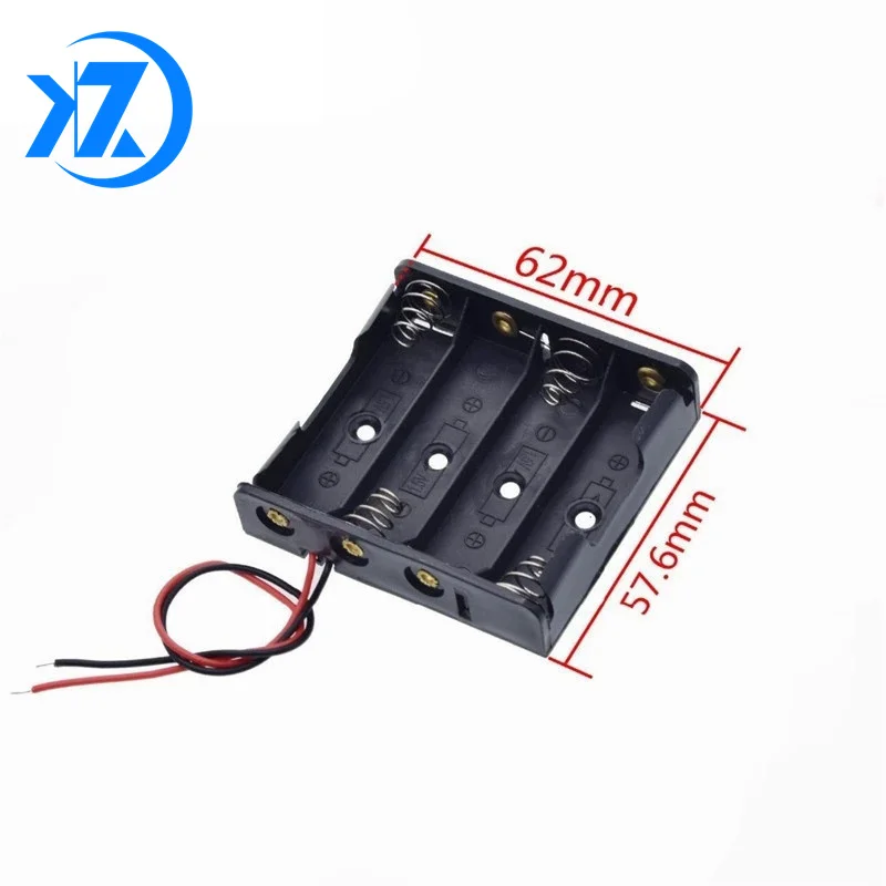 1Pcs AA Size 5 Battery Storage Box Case Holder Leads With 1 2 3 4 Slots Container Bag DIY Standard Batteries Charging