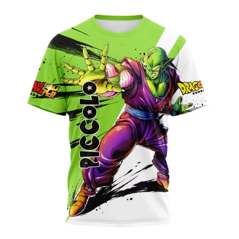 Camiseta de Verano 2026, Nuevo Producto de Moda, Diseño 3D de Dragon Ball Bick, Estilo Hip-Hop Urbano, Secado Rápido, Tallas Grandes