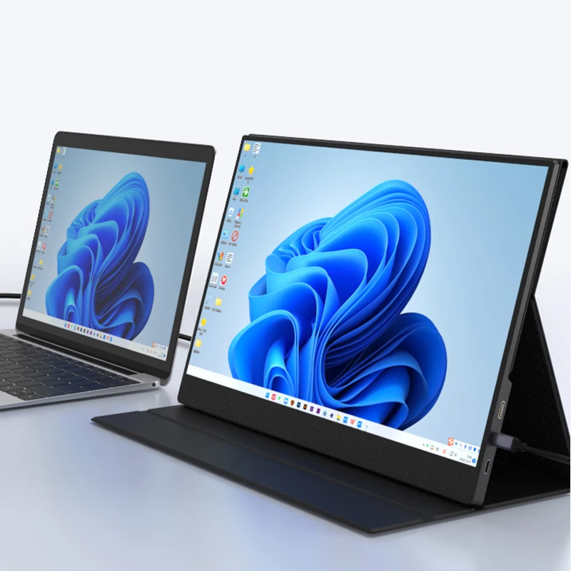 

15.6" Travel Extended Portable Second LED 1080P USB Type-C Extender LCD Dual Display Extension Triple Screen For Laptop