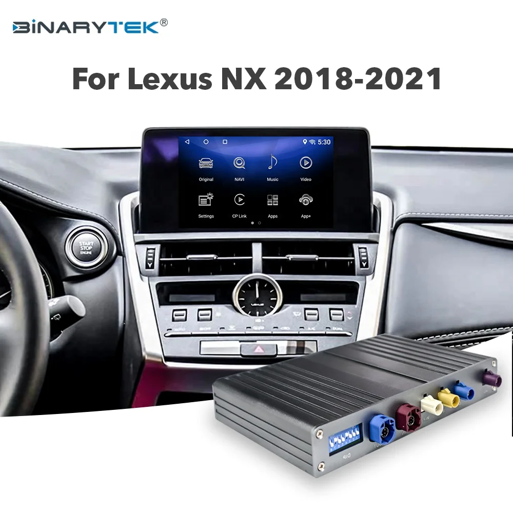 NewFor Lexus NX 2018-2021 Android Interface Module with Wireless Android Auto & CarPlay Qualcomm Binarytek