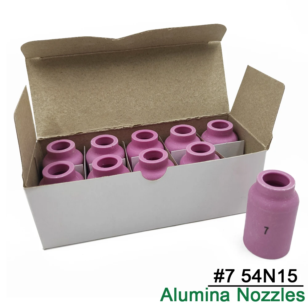 jinhu 42mm 54N14 54N15 54N16 54N17 54N18 Aluminiumoxid Keramik Düsen Für WIG WP17 18 26 Schweißen Taschenlampe Zubehör Verbrauchsmaterialien 6