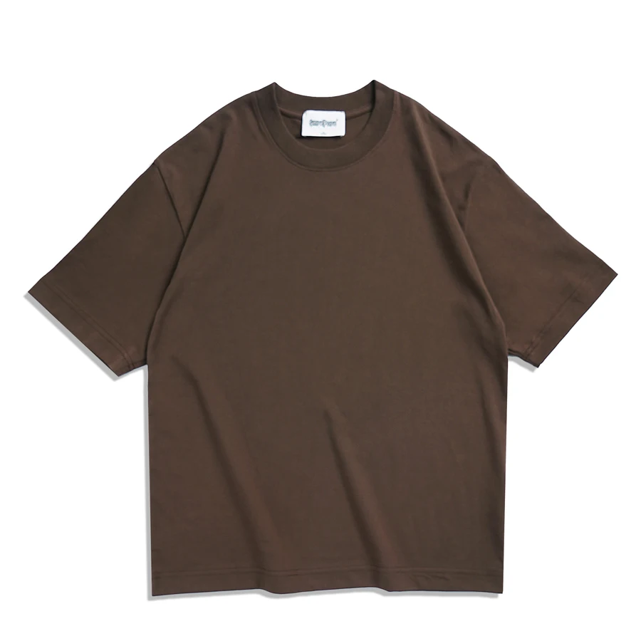 WAVLATII Oversized zomer T-shirts voor dames heren bruin casual vrouwelijke Koreaanse streetwear tees unisex basic effen jonge coole tops