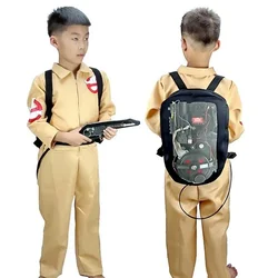 Rubie's Ghostbusters Kostium dziecięcy Ghostbusters Jumpsuit z akcesoriami Proton Pack dla małych dzieci Ghost Hunter na Halloween