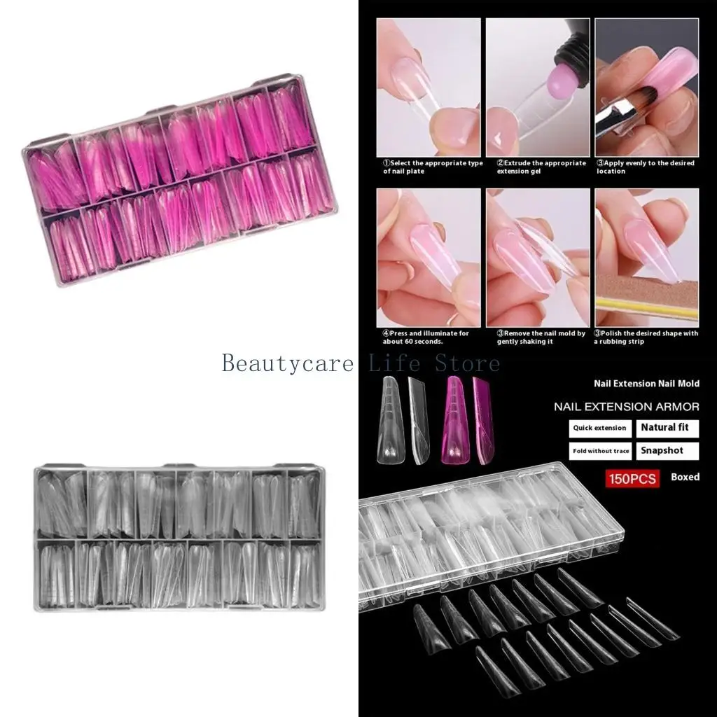 

652c Duals образует ногтевую форму для полиглевых UVS Gel 14 размер с масштабным гель -формой для ногтей.