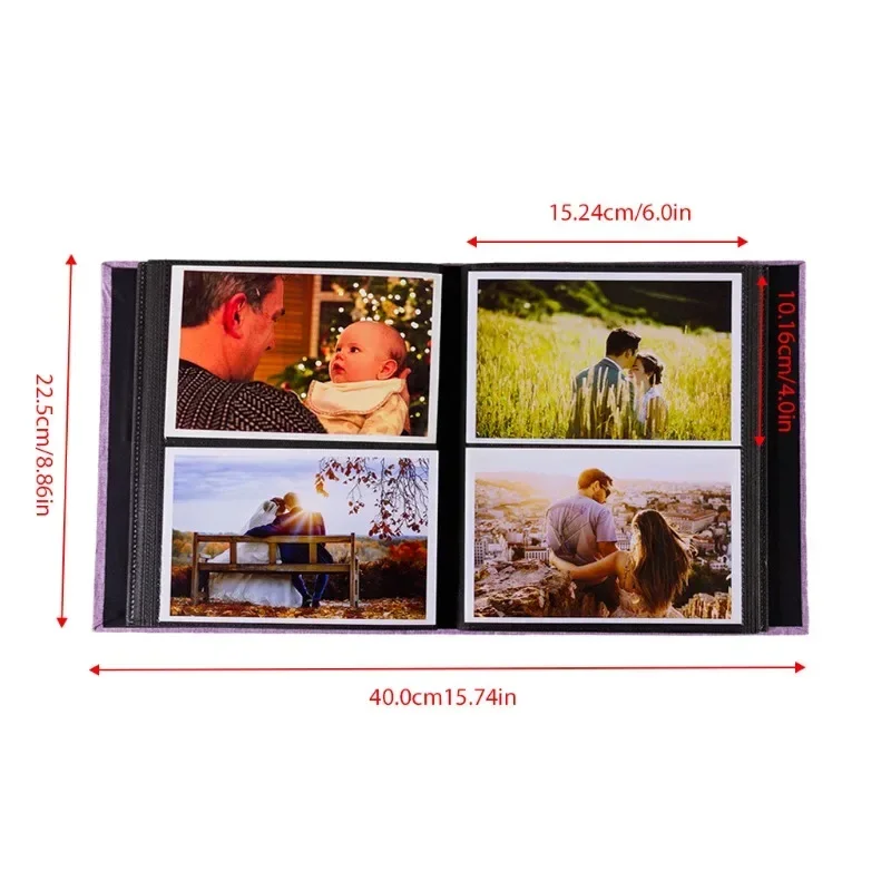 Cloth Covered Album 6-inch Infant and Toddler Photo Album Insert Style
