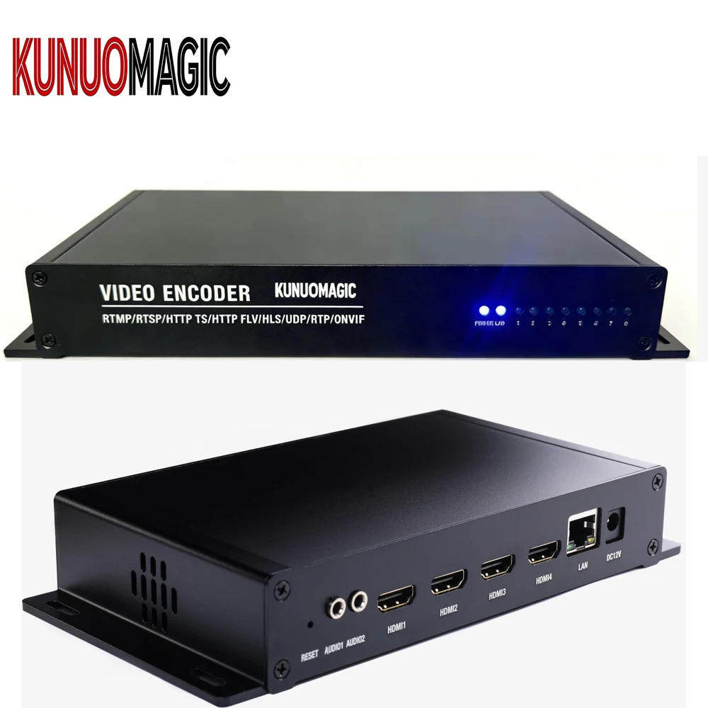 H.264 H.265 4 HD to IP Multi Channel Encoder