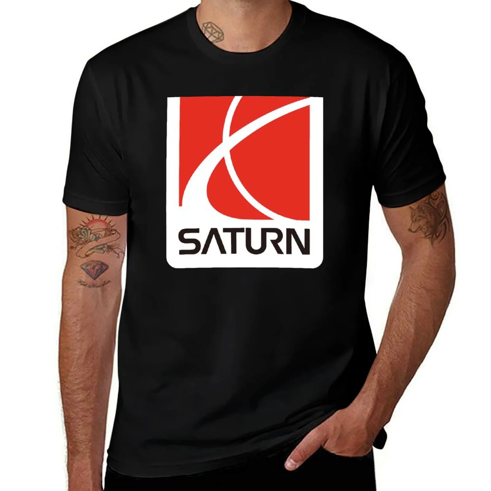 

Saturn Logo T-Shirt man t shirt luxury man t shirt designer T-Shirt