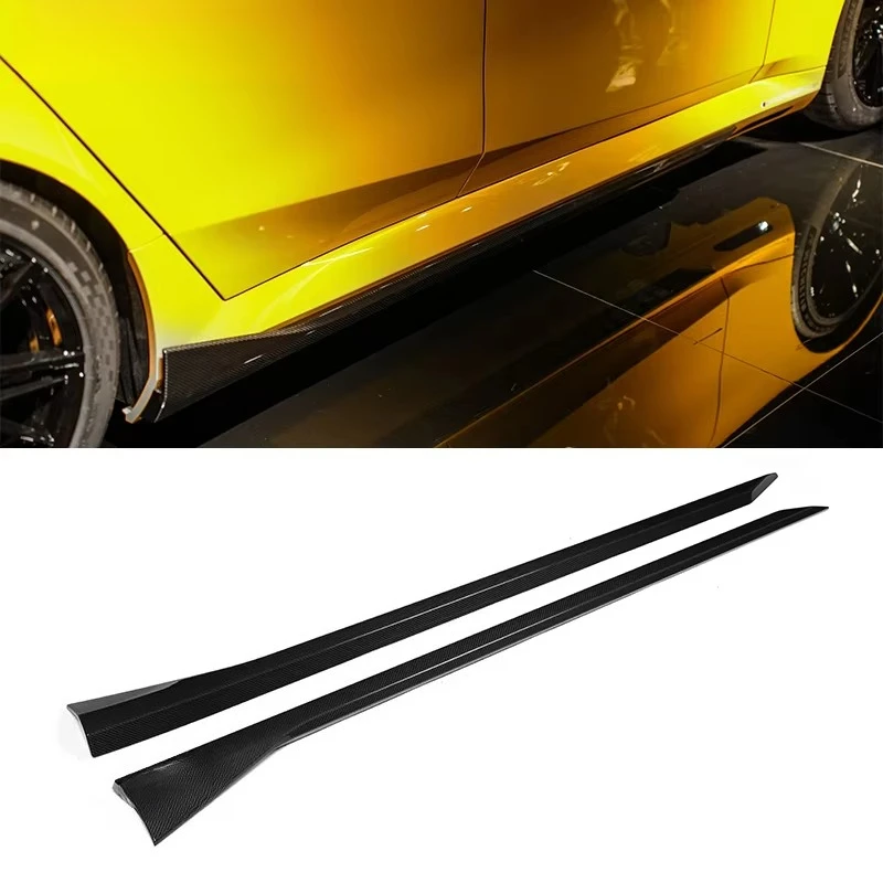 

High Quality MP Style Dry Carbon Fiber Autoclave Side Extension for G90 G99 M5 Sedan 2025+ Side Skirt