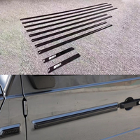 Car Carbon Fiber Body Exterior Trim Strip Cover AMG Logo Fit for Benz G Class W463 W464 G350 G500 G550 G53 G63 1996-2023