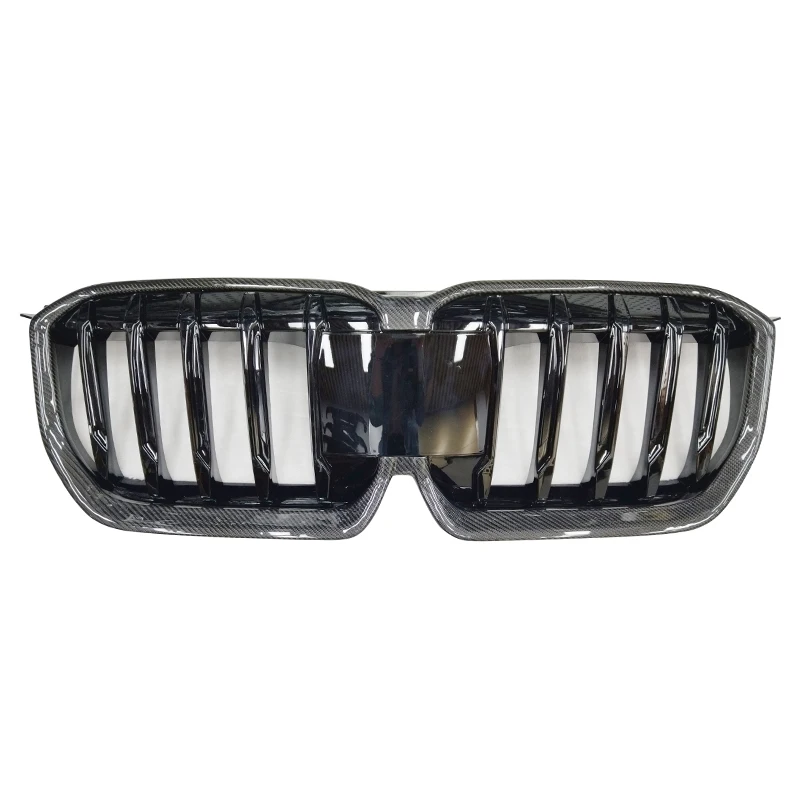 

Carbon Fiber Single Slat Front Bumper Kidney Center Grille Grill Mesh For BMW X1 U11 U12 2023+