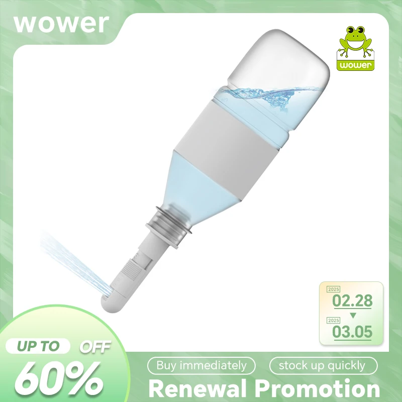 WOWER 2 Stuks Draagbare Vinger Bidets voor Persoonlijke Reiniging Hygiëne Zorg 8 Gaten Controle Water Volume Reizen Shattaf Sproeier