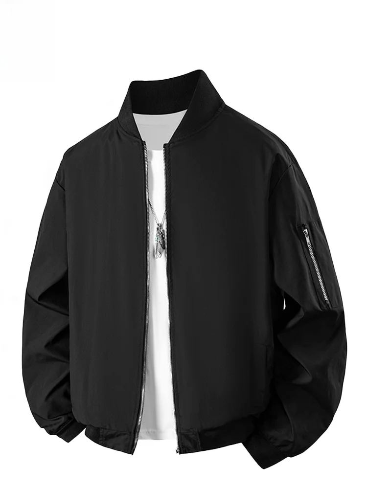 

Men's Baseball Collar Workwear Jaet Spring Autumn American Sle Outdoor Windproof Waterproof Breathable Couple's Outerwear