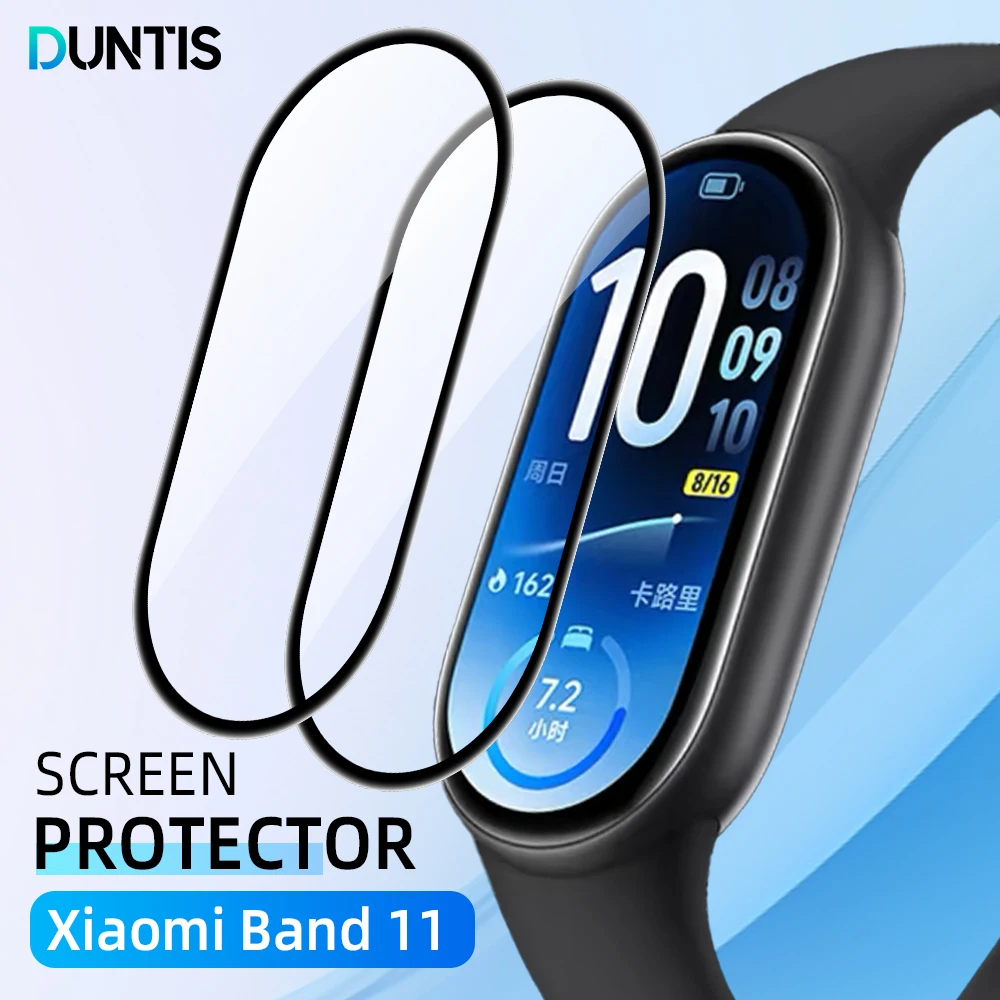 Screen Protector for Xiaomi Mi Band 11 3D Curved Full Coverage Protective Film for Mi Band 11 Protector Accessories (Not Glass)