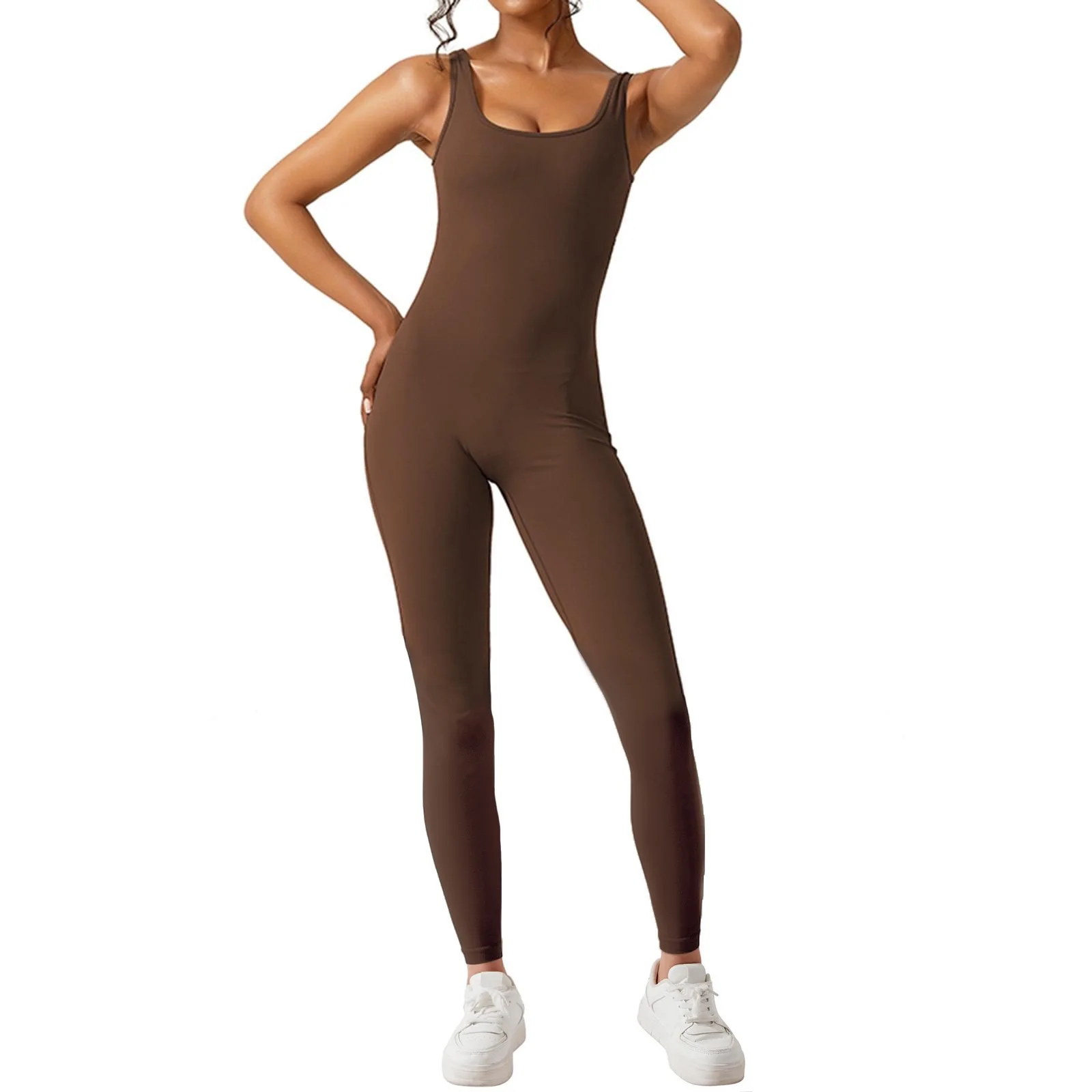 

2026 Spring New Casual Onesie Sleeveless Sports Vest Tights Women's Plus Size 9XL 8XL 7XL 6XL XXXXXL