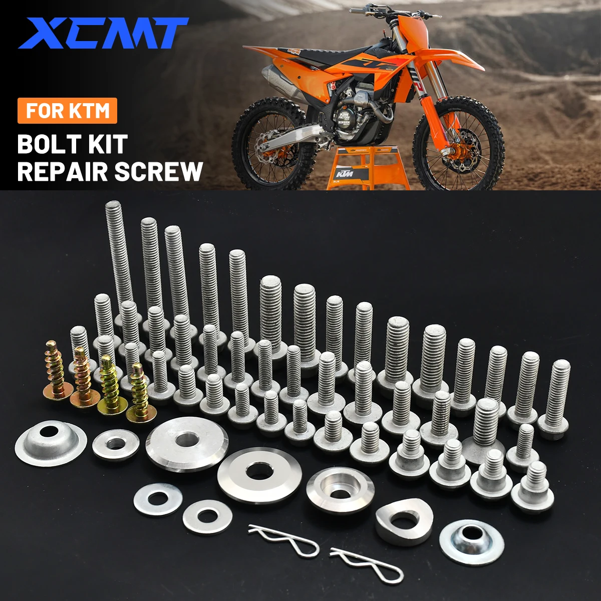 

Hardware Plastics screw bolt repair rescue mending Full tool kit Fastener For KTM EXC EXC-F SX XC XC-F XCW-F SXF TPI Six Days