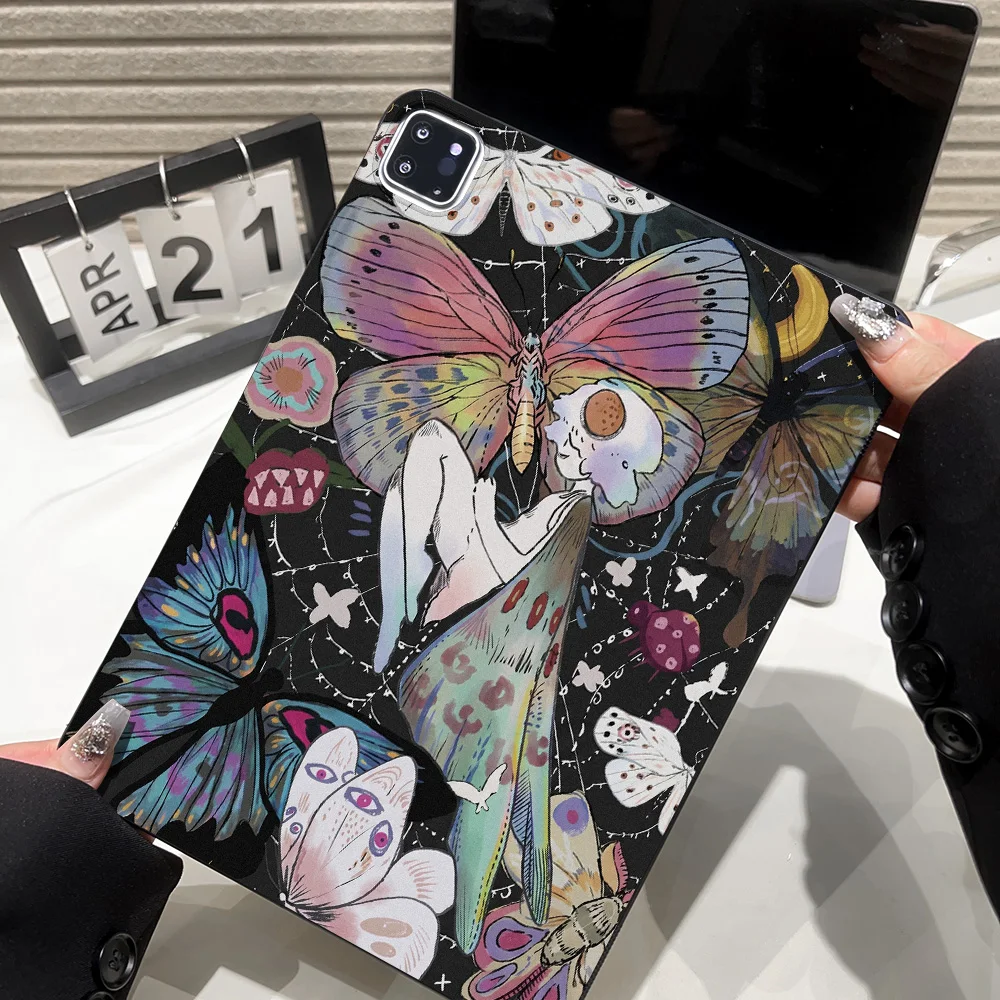 Cute Cat Butterfly Tablet Case for Xiaomi Pad 7 7 Pro 8 8 Pro 12.1