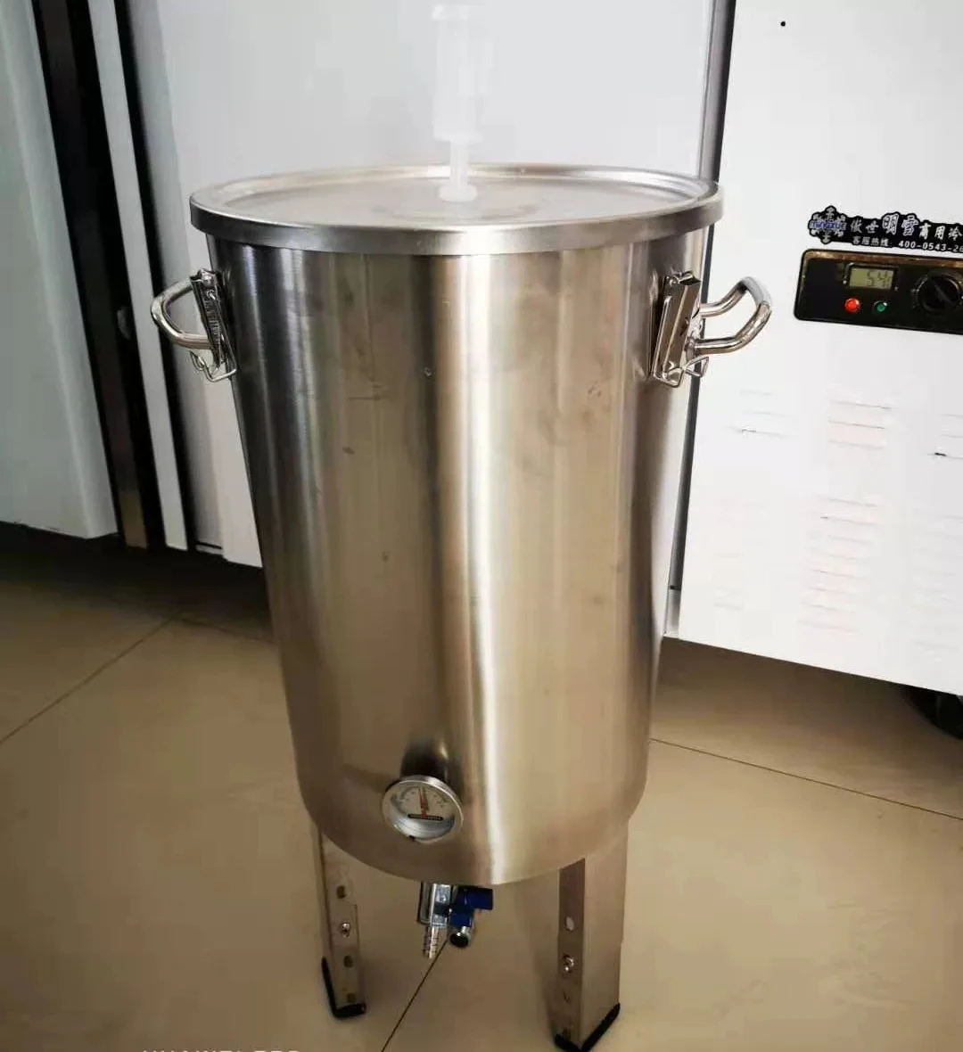 304 Stainless Steel Conical Fermentation Barrel Homebrew  Equipment Homebrew Beer Conical 30L