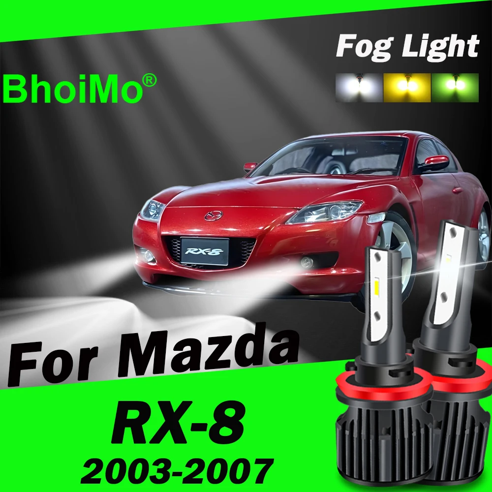 

Для Mazda RX-8 RX8 светодиодные передние противотуманные фары лампы 2003 2004 2005 2006 2007