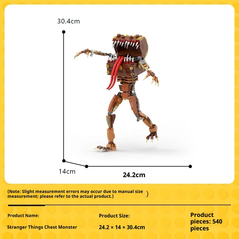 Demogorg estatuilla del dios del inframundo el monstruo comiendo el hombre modelo de bloques de construcción rompecabezas y juguete para regalo de ensamblaje